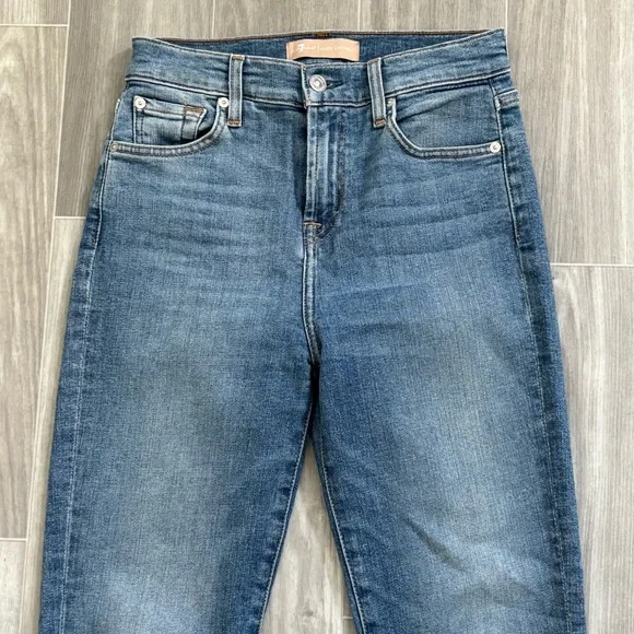 • [7 for all Mankind] High Waist Slim Kick Jean • - Picture 2 of 11
